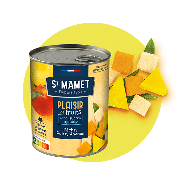 Saint Mamet - Plaisir de fruits pêche poire ananas