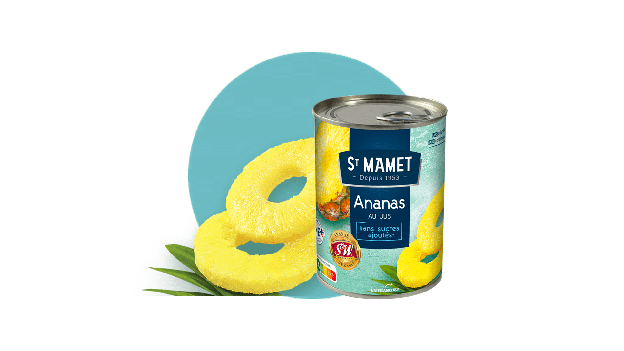 Ananas tranches St Mamet
