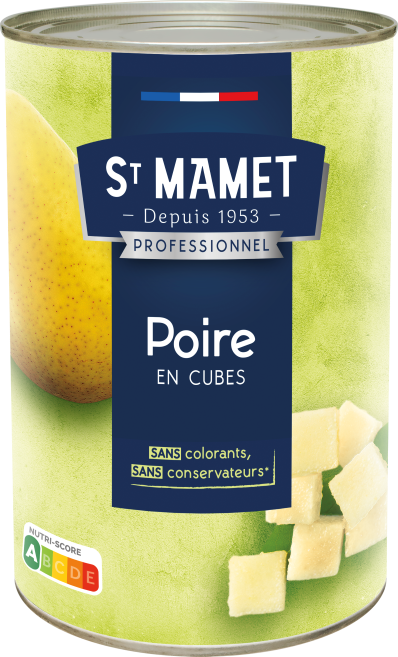 Pear cubes St Mamet professional