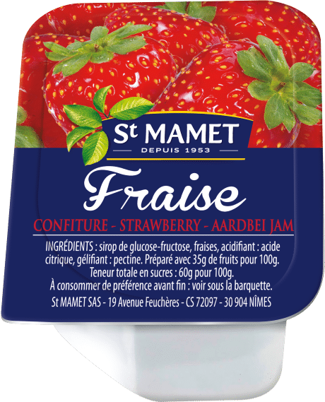 Confiture fraise St Mamet professionnel
