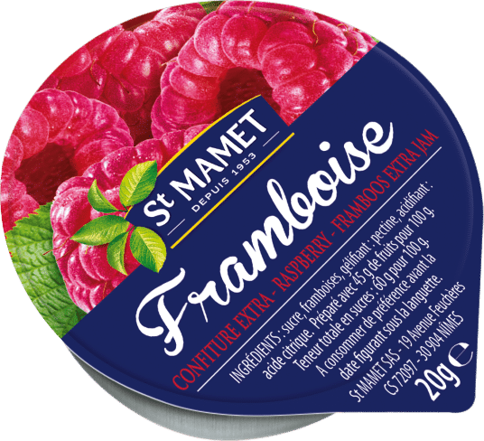 Confiture Extra de framboise St Mamet professionnel