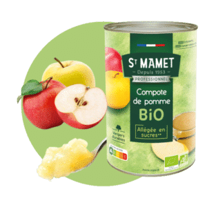 Pastille compote de pomme Bio St Mamet professionnel