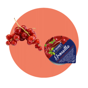 Redcurrant jelly jam 45% fruits St Mamet professional RHF