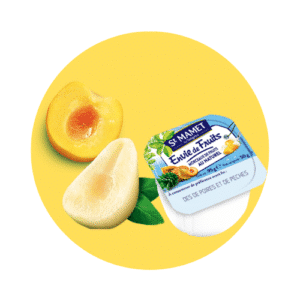 Pastille desire of fruits pears and peaches St Mamet professional