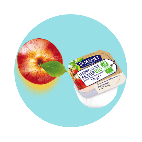 Pastille compote pomme bio