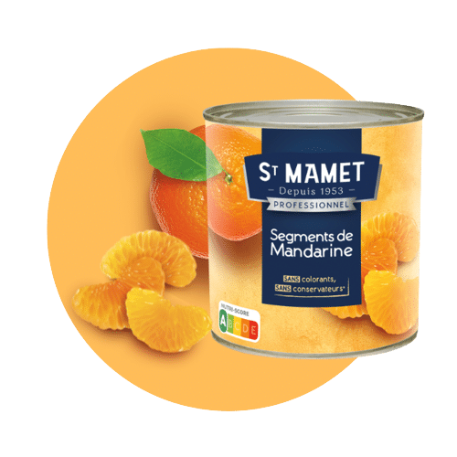 Pastille mandarine St Mamet professionnel