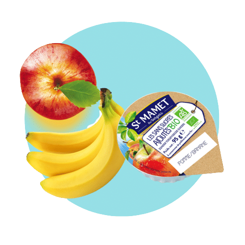 Biologische appel / banaan zonder toegevoegde suiker