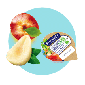 Organic apple / pear without added sugar