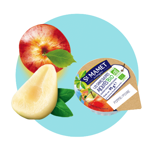 Pomme / poire Bio sans sucres ajoutés
