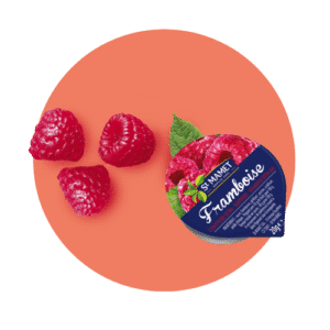 Confiture de framboise 45% de fruits St Mamet professionnel RHF