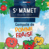 Compote Gourde Pomme Fraise Allégée en sucres
