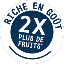 2x plus de fruits riche en goût