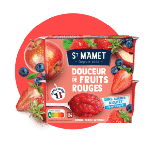 Compote Fruits Rouges Douceur de fruits St Mamet Sans sucres ajoutés