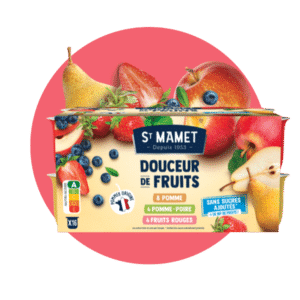 Compote assortiment Douceur de fruits St Mamet Sans sucres ajoutés
